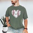 Baseball Heart Love Game Sports Fan Game Day Men's Comfort Colors T-Shirt Moss Baseball Heart Love Game Sports Fan Game Day Men's Comfort Colors T-Shirt Moss