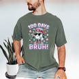 Baseball Ice Cram Drip 100 Days Of School 100th Boys Youth Men's Comfort Colors T-Shirt Moss Baseball Ice Cram Drip 100 Days Of School 100th Boys Youth Men's Comfort Colors T-Shirt Moss