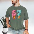 Baseball Ice Cream Drip 6 7 Kids 67 Birthday Men's Comfort Colors T-Shirt Moss Baseball Ice Cream Drip 6 7 Kids 67 Birthday Men's Comfort Colors T-Shirt Moss