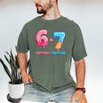 Baseball Ice Cream Drip 67 Official Teenager 13th Birthday Men's Comfort Colors T-Shirt Moss Baseball Ice Cream Drip 67 Official Teenager 13th Birthday Men's Comfort Colors T-Shirt Moss
