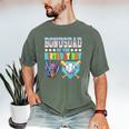 Baseball Ice Cream Drip Bonus Dad Of The Birthday Boy Men's Comfort Colors T-Shirt Moss Baseball Ice Cream Drip Bonus Dad Of The Birthday Boy Men's Comfort Colors T-Shirt Moss