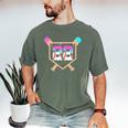 Baseball Ice Cream Drip Number 22 Player 22nd Birthday Men's Comfort Colors T-Shirt Moss Baseball Ice Cream Drip Number 22 Player 22nd Birthday Men's Comfort Colors T-Shirt Moss