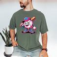 Baseball Ice Cream Shirt Cool Baseball Drip For Boys Men's Comfort Colors T-Shirt Moss Baseball Ice Cream Shirt Cool Baseball Drip For Boys Men's Comfort Colors T-Shirt Moss