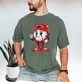 Baseball Ice Cream Valentine Dripping Game Day Men Boys Kids Men's Comfort Colors T-Shirt Moss Baseball Ice Cream Valentine Dripping Game Day Men Boys Kids Men's Comfort Colors T-Shirt Moss