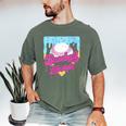 Baseball Life Lifestyle Home Plate Ice Cream Drip Men Boys Men's Comfort Colors T-Shirt Moss