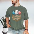 Baseball Lifestyle Baseball Lover Player Baseballer Men's Comfort Colors T-Shirt Moss