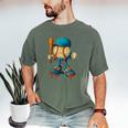Baseball Lifestyle Youth Baseball Drip Icecream Men's Comfort Colors T-Shirt Moss