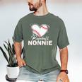 Baseball Nonnie Baseball Heart Men's Comfort Colors T-Shirt Moss Baseball Nonnie Baseball Heart Men's Comfort Colors T-Shirt Moss