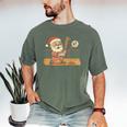 Baseball Santa 67 Christmas Xmas Boys Retro Men's Comfort Colors T-Shirt Moss Baseball Santa 67 Christmas Xmas Boys Retro Men's Comfort Colors T-Shirt Moss