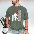 Baseball Silhouette Heart USA Flag Hearts American Boys Kids Men's Comfort Colors T-Shirt Moss Baseball Silhouette Heart USA Flag Hearts American Boys Kids Men's Comfort Colors T-Shirt Moss