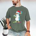 Baseball Snowman Drip Cool Christmas Men Boys Girls Men's Comfort Colors T-Shirt Moss