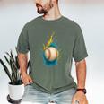 Baseball Splash Team Player For Kids Men Women Men's Comfort Colors T-Shirt Moss