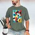 Baseball Strikeout Fastball Strikes Hitter Inning Curveball Men's Comfort Colors T-Shirt Moss Baseball Strikeout Fastball Strikes Hitter Inning Curveball Men's Comfort Colors T-Shirt Moss