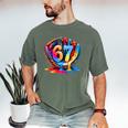 Baseball Stuff Six Seven 67 Ice Cream Drip 6 7 Baseball Kids Men's Comfort Colors T-Shirt Moss
