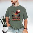 Baseball Valentine Forever On Deck For You Men's Comfort Colors T-Shirt Moss Baseball Valentine Forever On Deck For You Men's Comfort Colors T-Shirt Moss