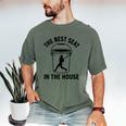 The Best Seat In The House Bucket Dad Baseball Dad Premium Men's Comfort Colors T-Shirt Moss The Best Seat In The House Bucket Dad Baseball Dad Premium Men's Comfort Colors T-Shirt Moss