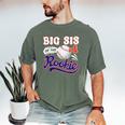 Big Sis Rookie Of Year 1st Birthday Baseball Theme Matching Men's Comfort Colors T-Shirt Moss Big Sis Rookie Of Year 1st Birthday Baseball Theme Matching Men's Comfort Colors T-Shirt Moss
