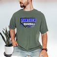 Blue Panther Baseball Home Plate Game Day Mascot Panther Men's Comfort Colors T-Shirt Moss Blue Panther Baseball Home Plate Game Day Mascot Panther Men's Comfort Colors T-Shirt Moss