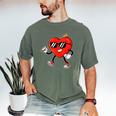 Boy Valentines Day Heart Love Baseball Boys Men Kids Men's Comfort Colors T-Shirt Moss Boy Valentines Day Heart Love Baseball Boys Men Kids Men's Comfort Colors T-Shirt Moss