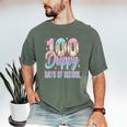 Boys Kids 100 Drippy Days Of School Baseball Drip Ice Cream Men's Comfort Colors T-Shirt Moss Boys Kids 100 Drippy Days Of School Baseball Drip Ice Cream Men's Comfort Colors T-Shirt Moss