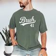 Bruh Baseball Style Number 41 Sports Bro Slang Meme Brother Men's Comfort Colors T-Shirt Moss Bruh Baseball Style Number 41 Sports Bro Slang Meme Brother Men's Comfort Colors T-Shirt Moss