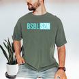 BSBL SZN Baseball Season Game Day Boys Girls Youth Men's Comfort Colors T-Shirt Moss BSBL SZN Baseball Season Game Day Boys Girls Youth Men's Comfort Colors T-Shirt Moss