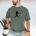 Camo Home Plate Camouflage Baseball Batter Youth Boys Men's Comfort Colors T-Shirt Moss Camo Home Plate Camouflage Baseball Batter Youth Boys Men's Comfort Colors T-Shirt Moss