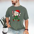 Christmas Baseball Drip For Boys Ice Cream Drip Baseball Men's Comfort Colors T-Shirt Moss