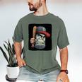 Cool Dollar Bill Guy With Cap And Baseball Costume Premium Tri-Blend Men's Comfort Colors T-Shirt Moss Cool Dollar Bill Guy With Cap And Baseball Costume Premium Tri-Blend Men's Comfort Colors T-Shirt Moss