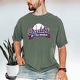 Dad Daddy Of The Rookie Baseball Men's Comfort Colors T-Shirt Moss Dad Daddy Of The Rookie Baseball Men's Comfort Colors T-Shirt Moss