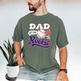 Dad Rookie Of Year 1st Birthday Baseball Theme Matching Men's Comfort Colors T-Shirt Moss Dad Rookie Of Year 1st Birthday Baseball Theme Matching Men's Comfort Colors T-Shirt Moss