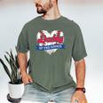 Daddy Of The Rookie Baseball Dad Retro Love Heart Birthday Premium Men's Comfort Colors T-Shirt Moss Daddy Of The Rookie Baseball Dad Retro Love Heart Birthday Premium Men's Comfort Colors T-Shirt Moss