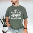 Dad's Game Plan Baseball & Barbecues Baseball Dad BBQ Gill Men's Comfort Colors T-Shirt Moss Dad's Game Plan Baseball & Barbecues Baseball Dad BBQ Gill Men's Comfort Colors T-Shirt Moss