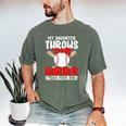 My Daughter Throws Harder Than Your Son Baseball Dads Men's Comfort Colors T-Shirt Moss My Daughter Throws Harder Than Your Son Baseball Dads Men's Comfort Colors T-Shirt Moss