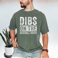 Dibs On The Baseball Coach Wife Girlfriend Men's Comfort Colors T-Shirt Moss Dibs On The Baseball Coach Wife Girlfriend Men's Comfort Colors T-Shirt Moss