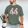 Distressed Baseball Number 44 Jersey Uniform Player Fan Men's Comfort Colors T-Shirt Moss Distressed Baseball Number 44 Jersey Uniform Player Fan Men's Comfort Colors T-Shirt Moss