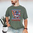 Dominican Puerto Rican Pride Baseball Flag Unity Men's Comfort Colors T-Shirt Moss Dominican Puerto Rican Pride Baseball Flag Unity Men's Comfort Colors T-Shirt Moss