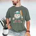 Donut Baseball Hat Ball Bat Cute Sport Toddler Boys Kids Men Men's Comfort Colors T-Shirt Moss Donut Baseball Hat Ball Bat Cute Sport Toddler Boys Kids Men Men's Comfort Colors T-Shirt Moss