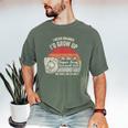 I Never Dreamed I'd Grow Up To Be A Super Sexy Baseball Dad Men's Comfort Colors T-Shirt Moss