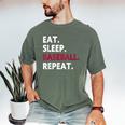 Eat Sleep Baseball Repeat Baseball Player Men's Comfort Colors T-Shirt Moss Eat Sleep Baseball Repeat Baseball Player Men's Comfort Colors T-Shirt Moss
