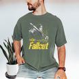 Fallout TV Series Lucy Do Unto Others Baseball Bat Gamer Men's Comfort Colors T-Shirt Moss Fallout TV Series Lucy Do Unto Others Baseball Bat Gamer Men's Comfort Colors T-Shirt Moss