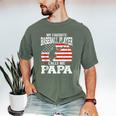 My Favorite Baseball Player Calls Me Papa Baseball Dad Men's Comfort Colors T-Shirt Moss My Favorite Baseball Player Calls Me Papa Baseball Dad Men's Comfort Colors T-Shirt Moss