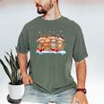 Football Baseball Basketball Player Sport Christmas Men's Comfort Colors T-Shirt Moss Football Baseball Basketball Player Sport Christmas Men's Comfort Colors T-Shirt Moss