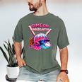 Game Kindergarten Baseball Ice Cream Drip On Back To School Men's Comfort Colors T-Shirt Moss Game Kindergarten Baseball Ice Cream Drip On Back To School Men's Comfort Colors T-Shirt Moss