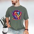 Gen Alpha Slang Ice Cream Drip Six Seven 67 Baseball Catcher Men's Comfort Colors T-Shirt Moss Gen Alpha Slang Ice Cream Drip Six Seven 67 Baseball Catcher Men's Comfort Colors T-Shirt Moss