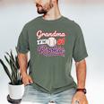 Grandparent Grandma Of The 1 Rookie Baseball Men's Comfort Colors T-Shirt Moss Grandparent Grandma Of The 1 Rookie Baseball Men's Comfort Colors T-Shirt Moss