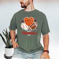 Happy Valentine’s Basketball Football Valentine Baseball Men's Comfort Colors T-Shirt Moss Happy Valentine’s Basketball Football Valentine Baseball Men's Comfort Colors T-Shirt Moss
