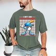 I Hit 100 Days Of School Baseball Player Kids Boys Son Men's Comfort Colors T-Shirt Moss I Hit 100 Days Of School Baseball Player Kids Boys Son Men's Comfort Colors T-Shirt Moss