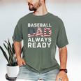 Homerun Baseball Dad Baseball Lovers Father Fathers Day Men's Comfort Colors T-Shirt Moss Homerun Baseball Dad Baseball Lovers Father Fathers Day Men's Comfort Colors T-Shirt Moss