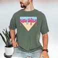 Ice Cream Baseball Cone Dripping Sprinkles Kids Boys Summer Premium Tri-Blend Men's Comfort Colors T-Shirt Moss